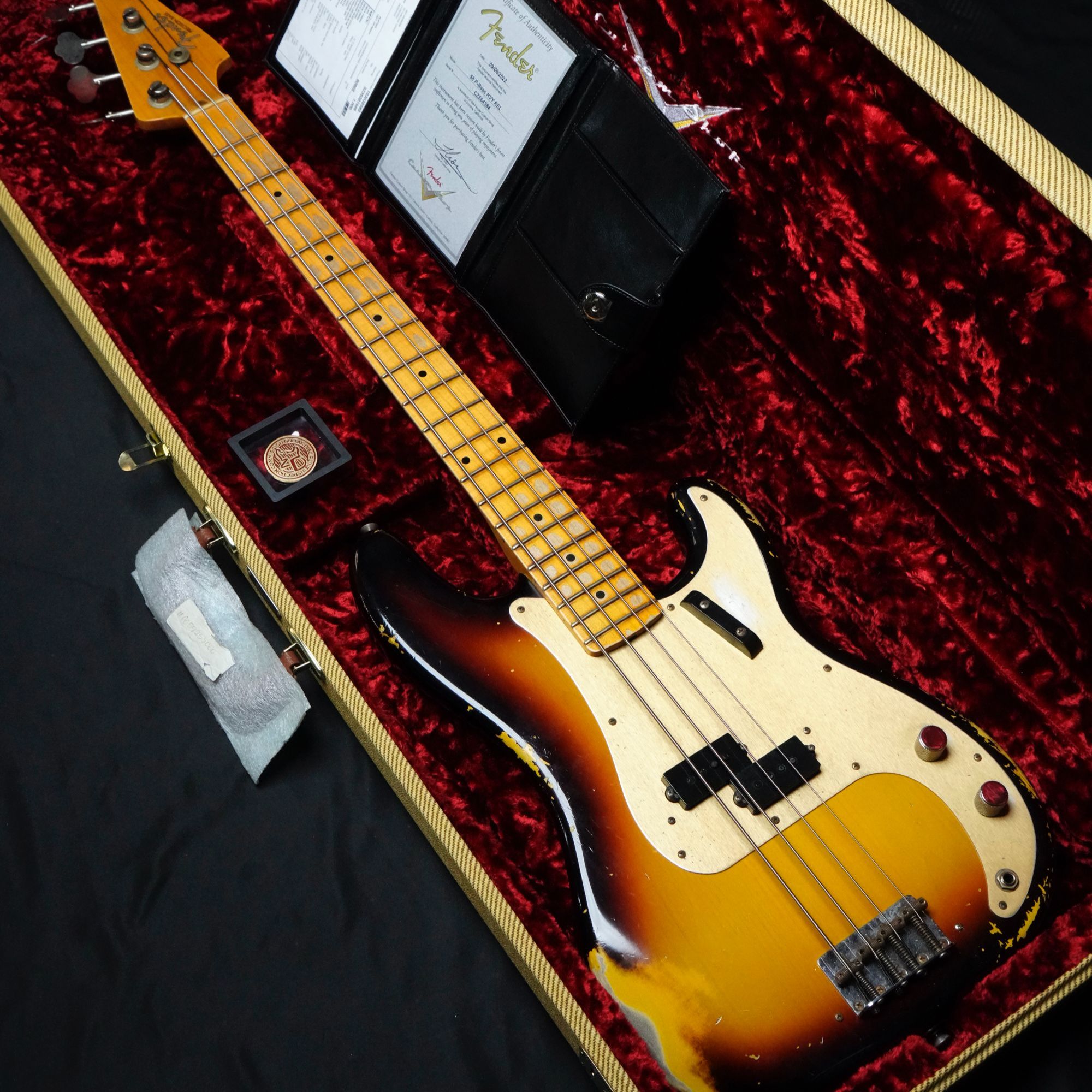 Fender Custom Shop 1958 PBASS 贝斯 