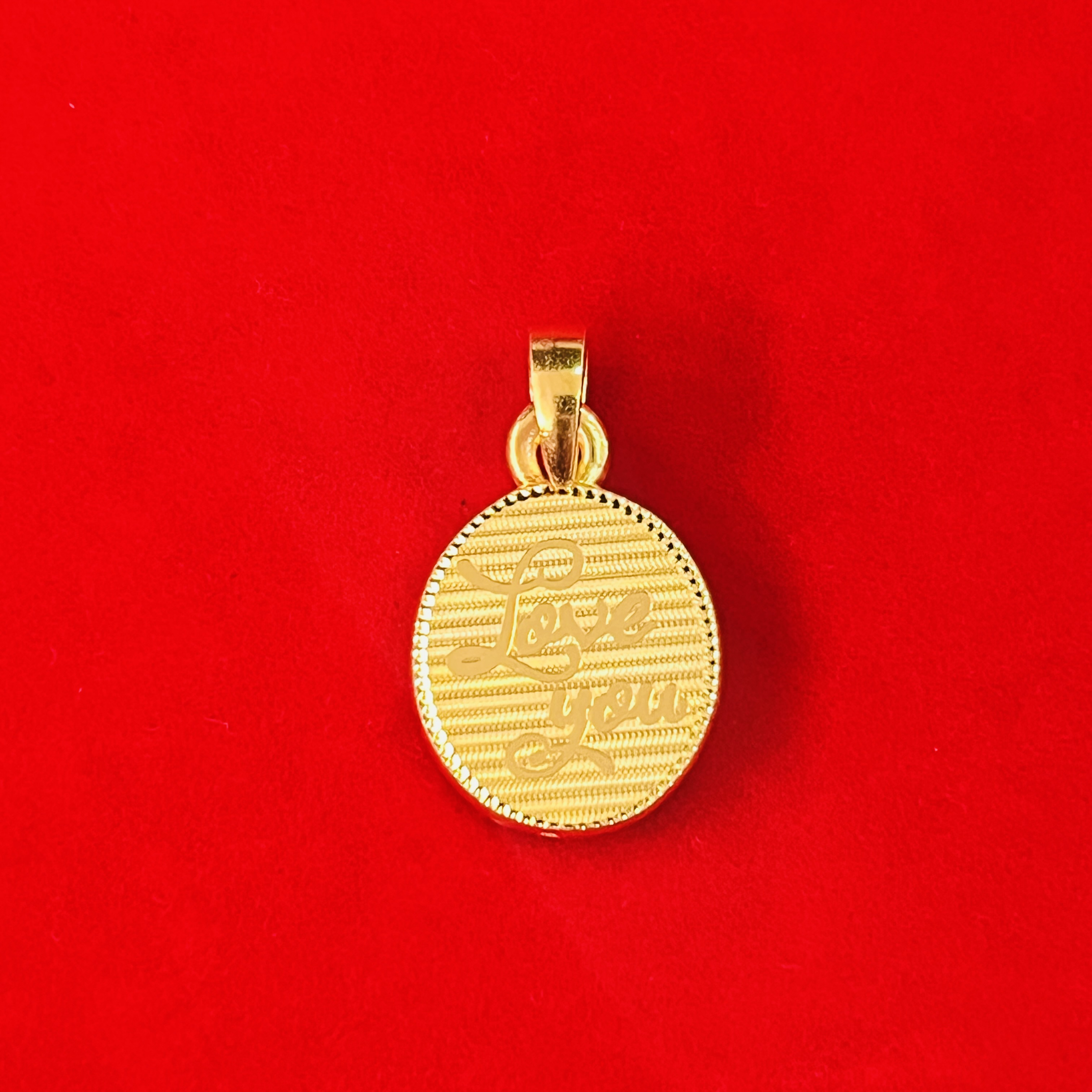 【思思专享】 足金999饰品 爱你吊坠 2.45 ZP