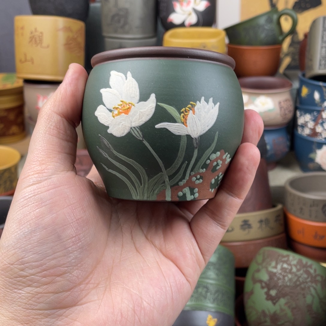 紫砂茶杯紫砂茶杯