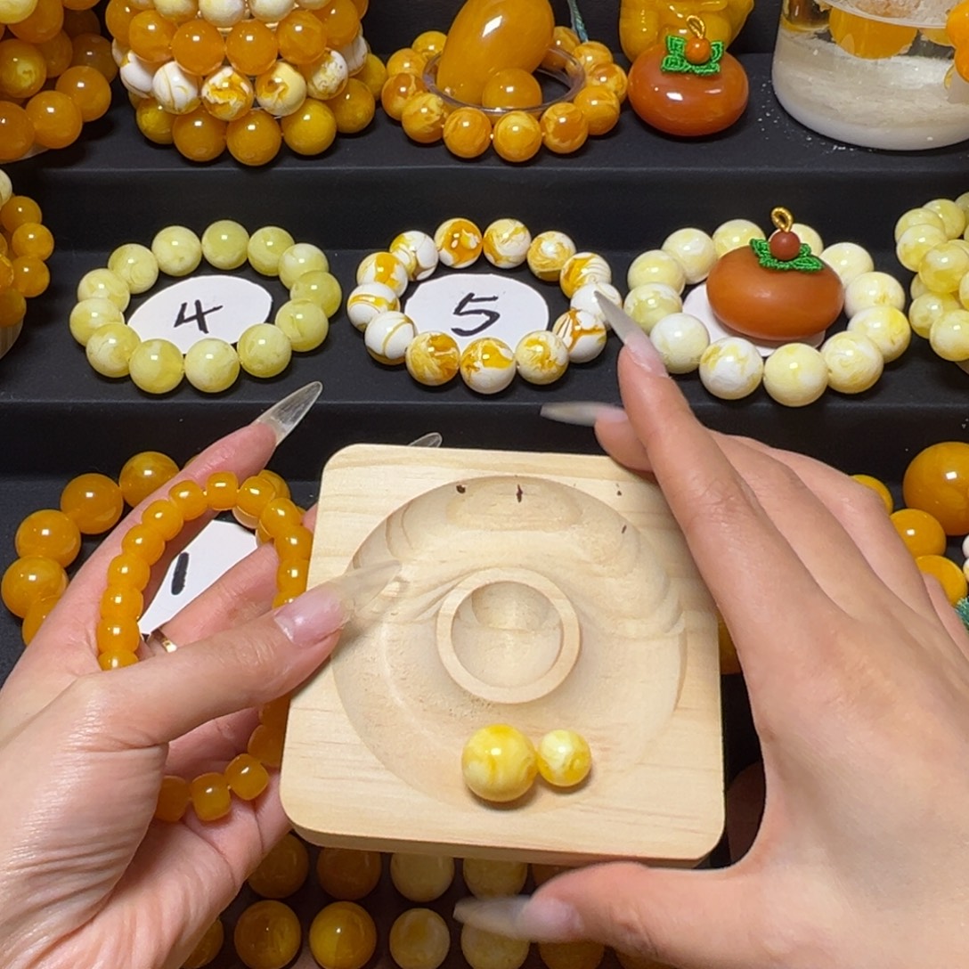 大***）全品无暇单珠两颗