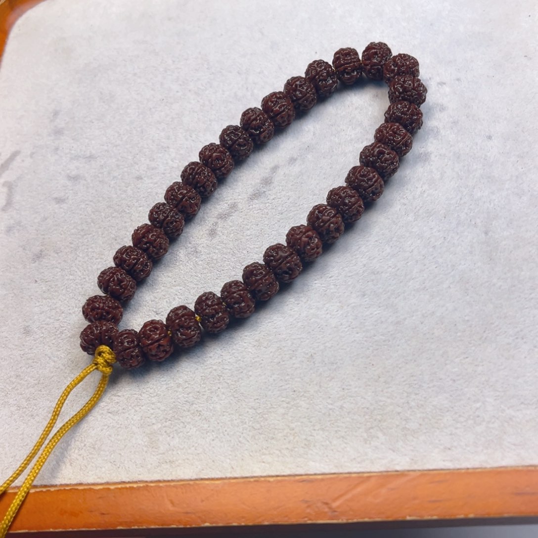 金刚菩提手串六瓣凹底