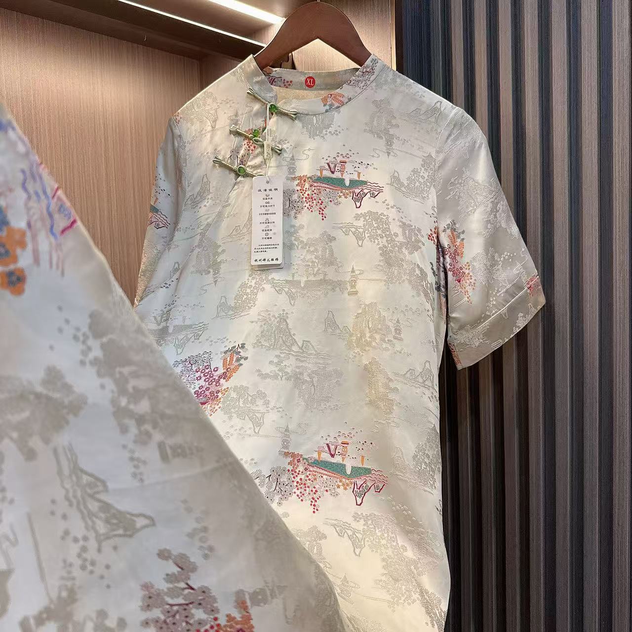 空影-2-新中式国风亭台楼阁连衣裙