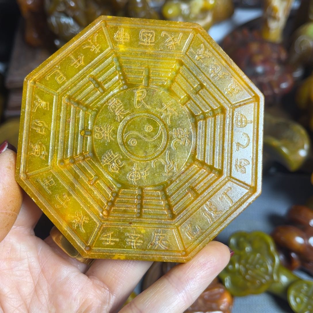 蛇纹石玉合金颈饰