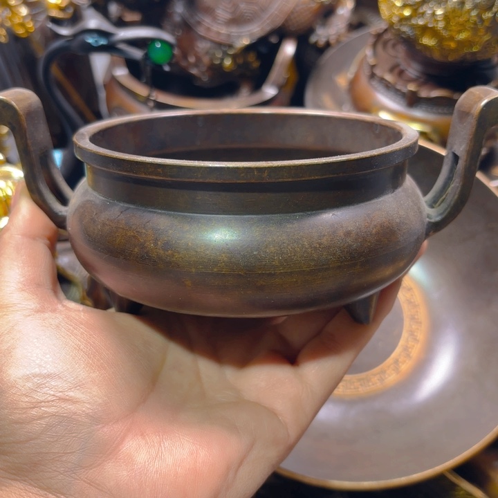 铜器摆件收收藏藏