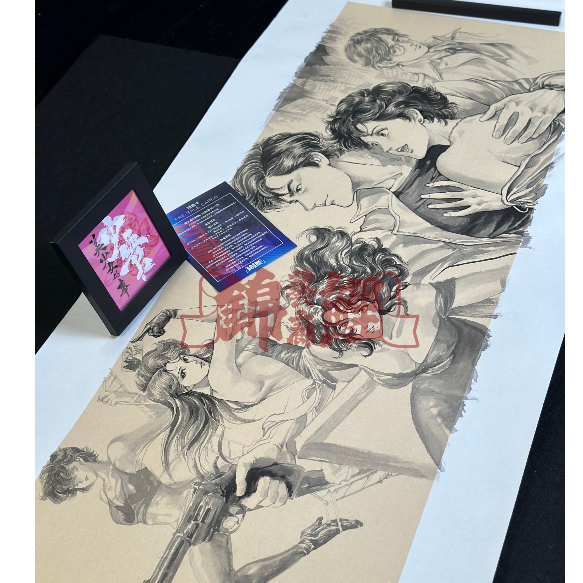 【全款预热城市猎人X猫眼10-11月发】方四寸摆台送卷轴（微喷复制）