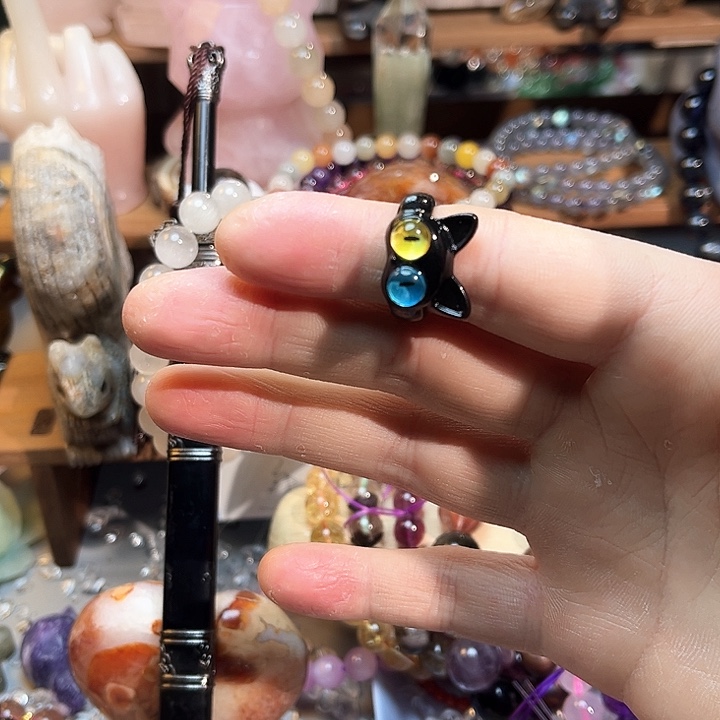 水晶手链未镶嵌猫咪