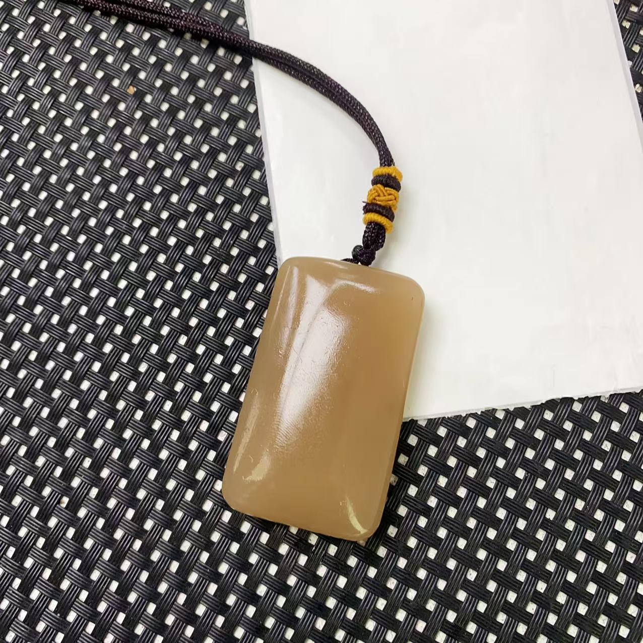 [石矿]A1575糖料无事牌吊坠