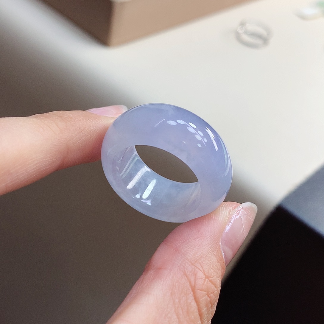 翡翠戒指未镶嵌21-22号