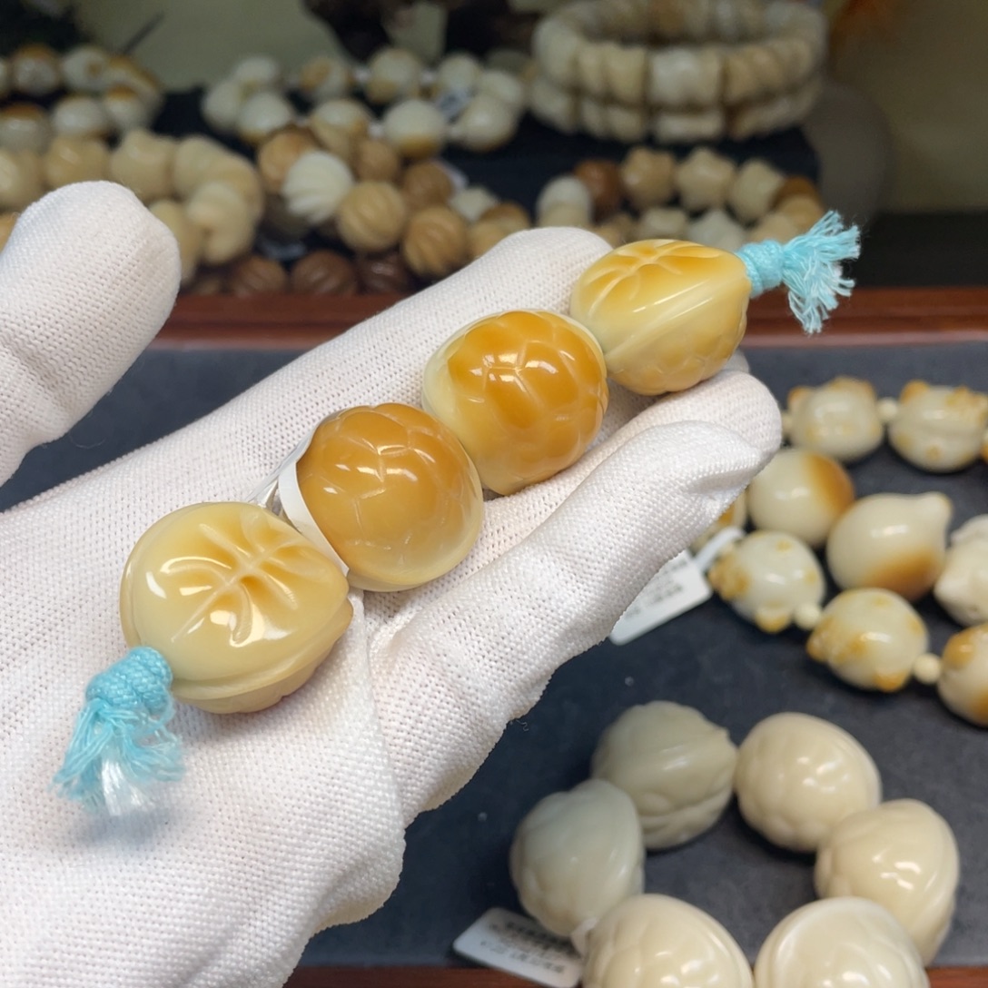 用***4菩提根/象牙果手串110富甲微瑕