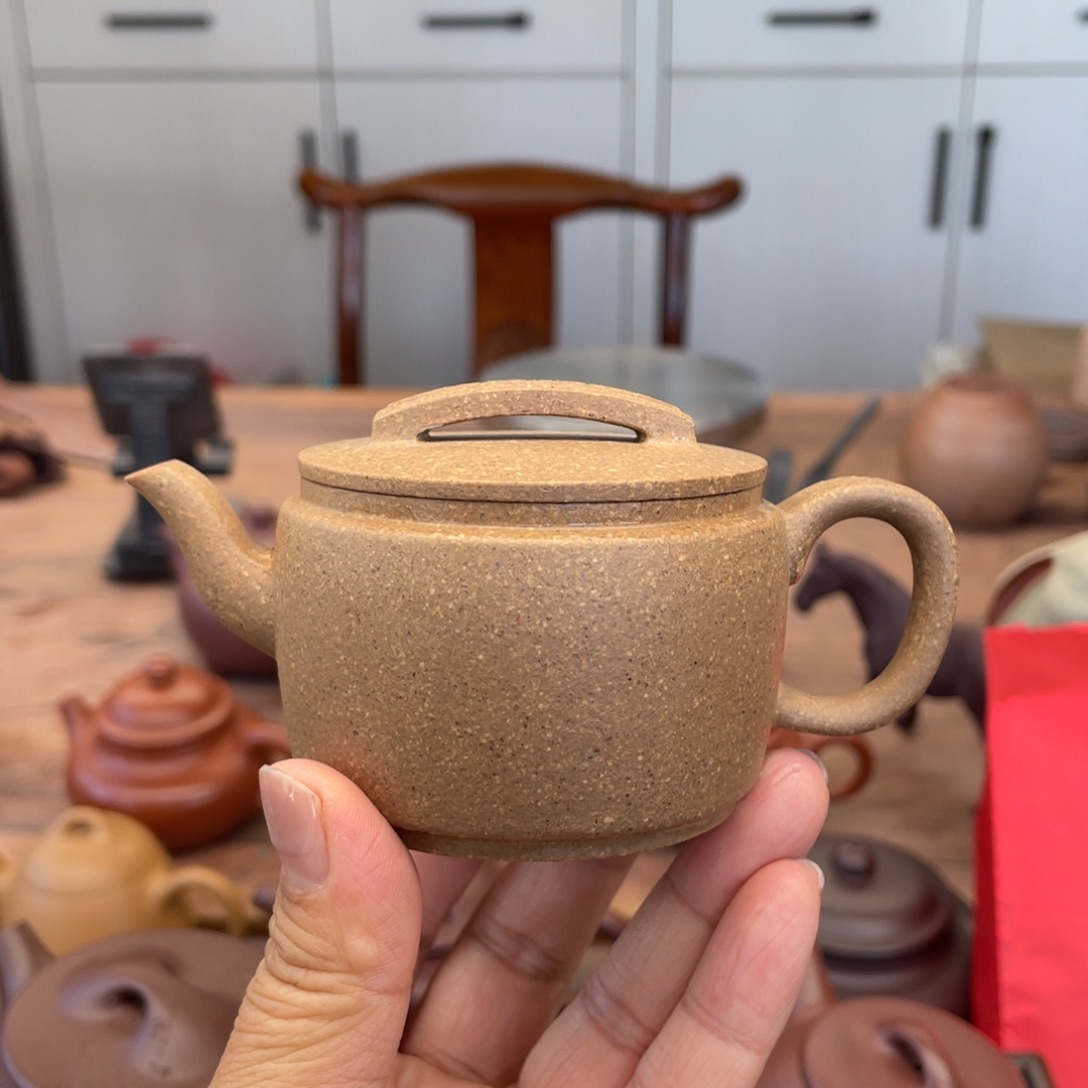 茶壶紫砂老段泥汉瓦