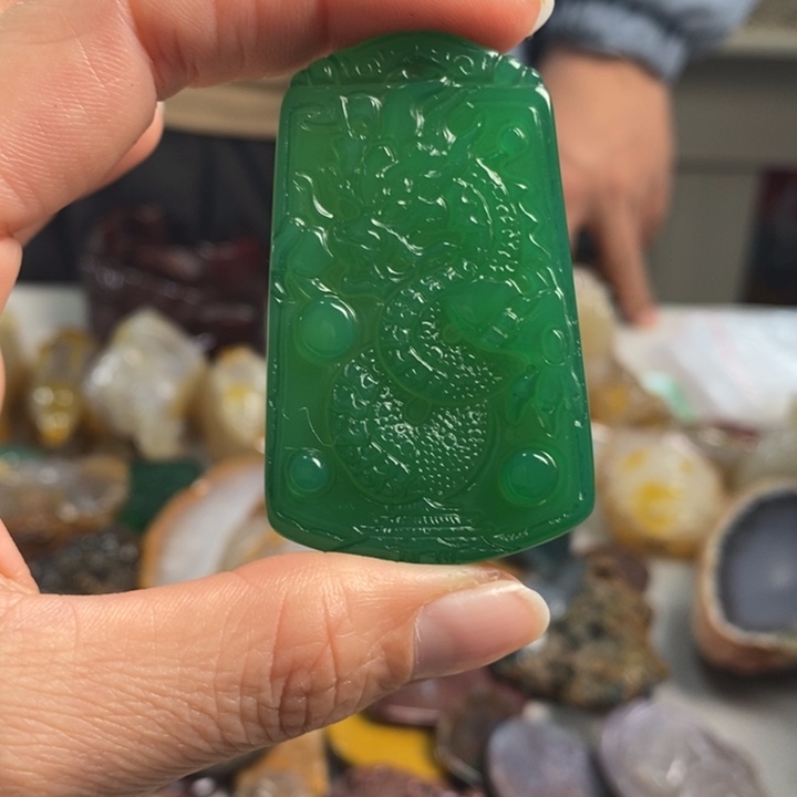 玛瑙/玉髓吊坠(不含链)未镶嵌