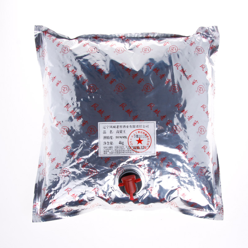 凤山凤城老窖55度高粱王散酒高度酒 4kg酱香型白酒55度4000ml