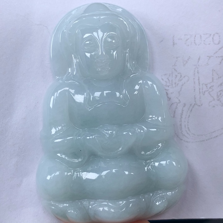 颈饰未镶嵌翡翠一**好观音