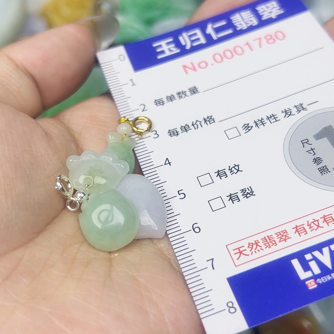 翡翠未镶嵌吊坠(不含链)11