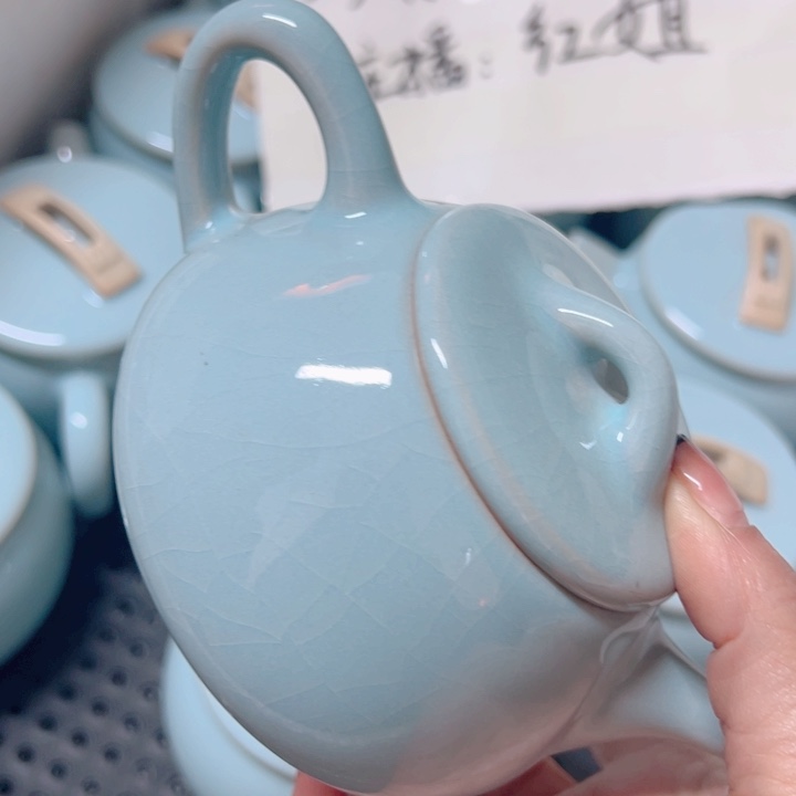 杯汝瓷原产地生产瑕品