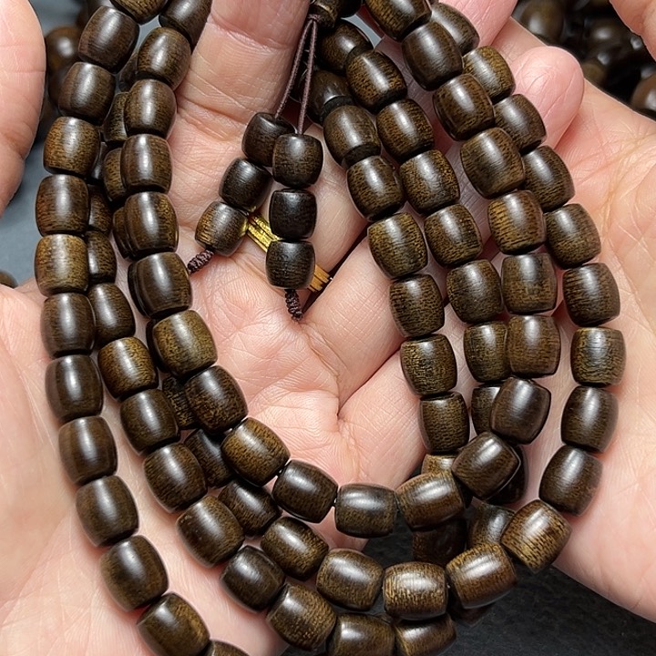 沉香手串永***o白棋玉化