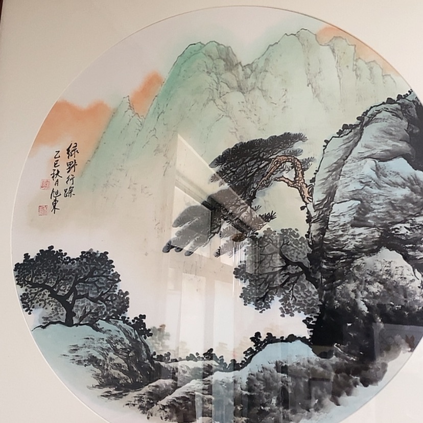 【闪购商品】国画手绘国画带框72.72
