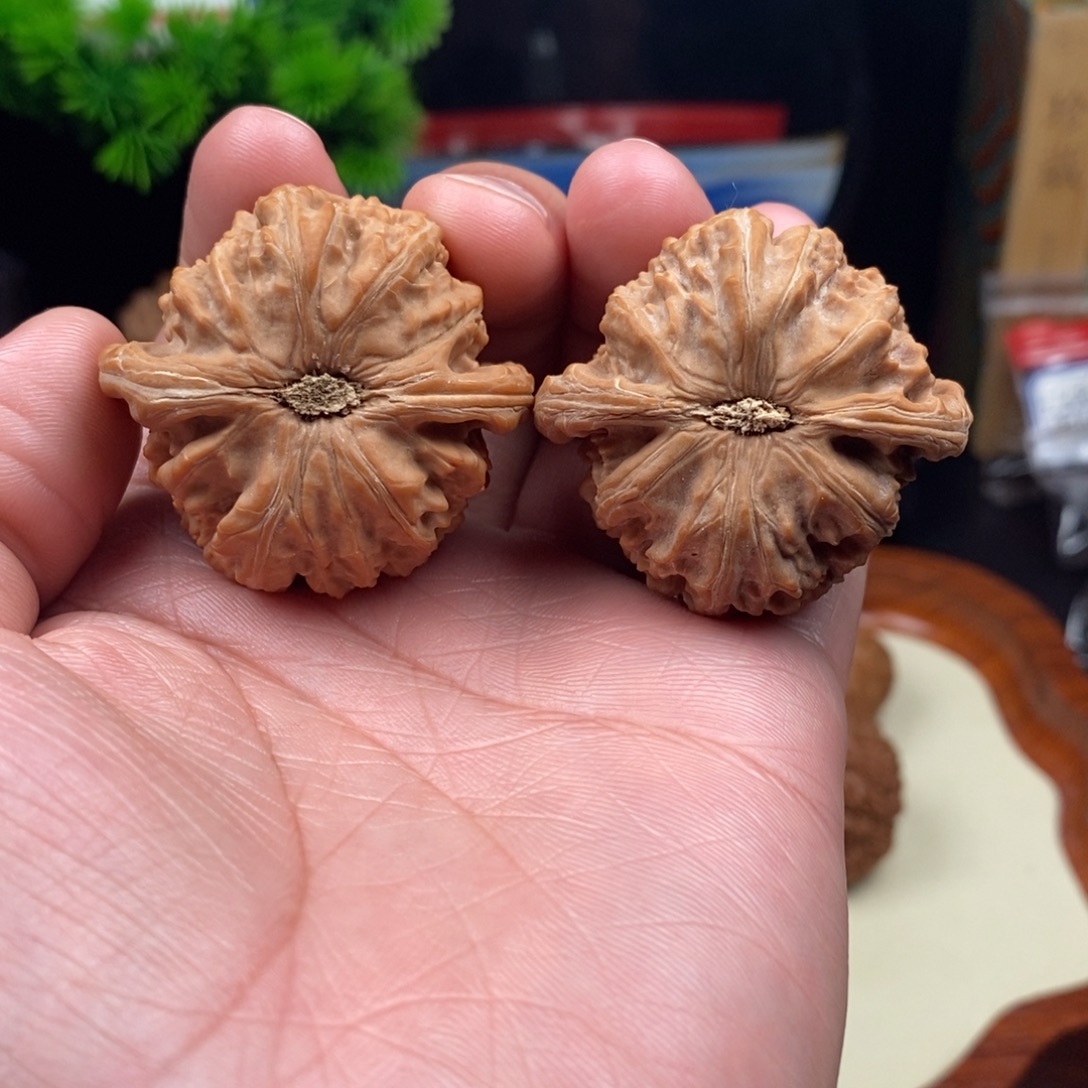 文玩核桃把件全品球白41