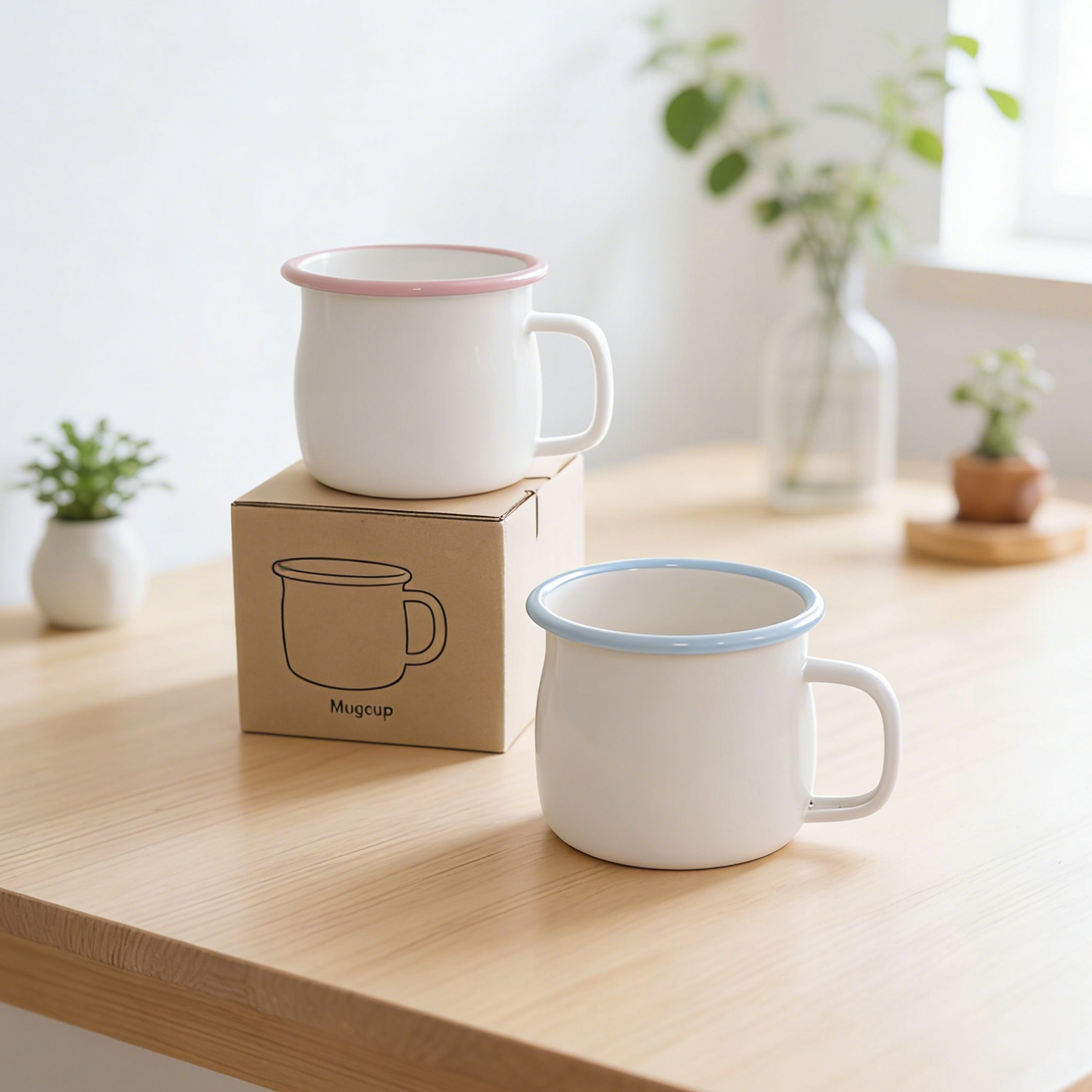 捡漏，日本余单白色简约加厚珐琅搪瓷大容量马克杯水杯咖啡杯