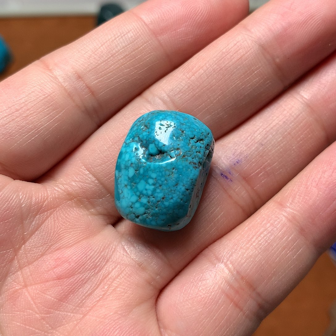 未镶嵌绿松石珠宝奇石黄*