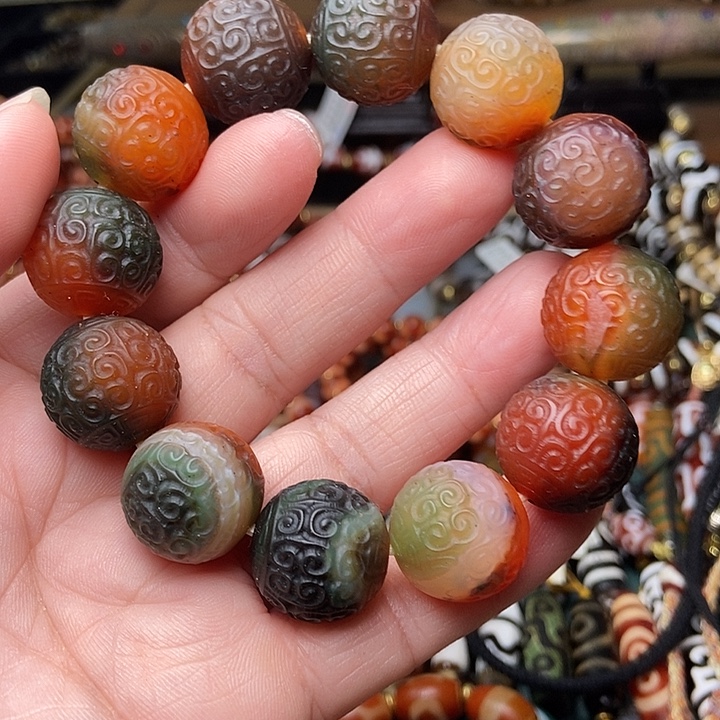 玛瑙/玉髓未镶嵌手链