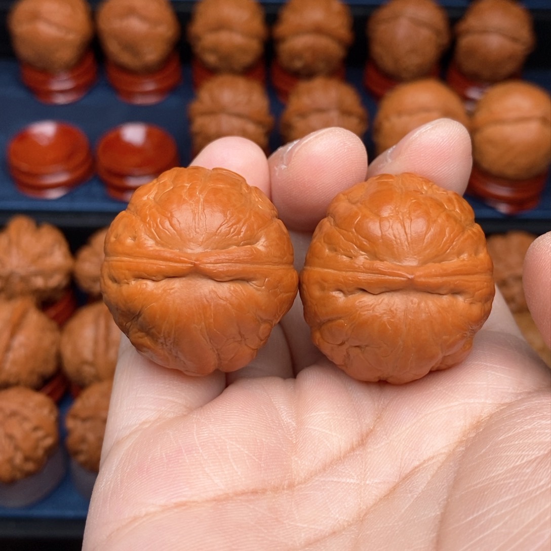 把件文玩核桃手捻水晶蛤蟆