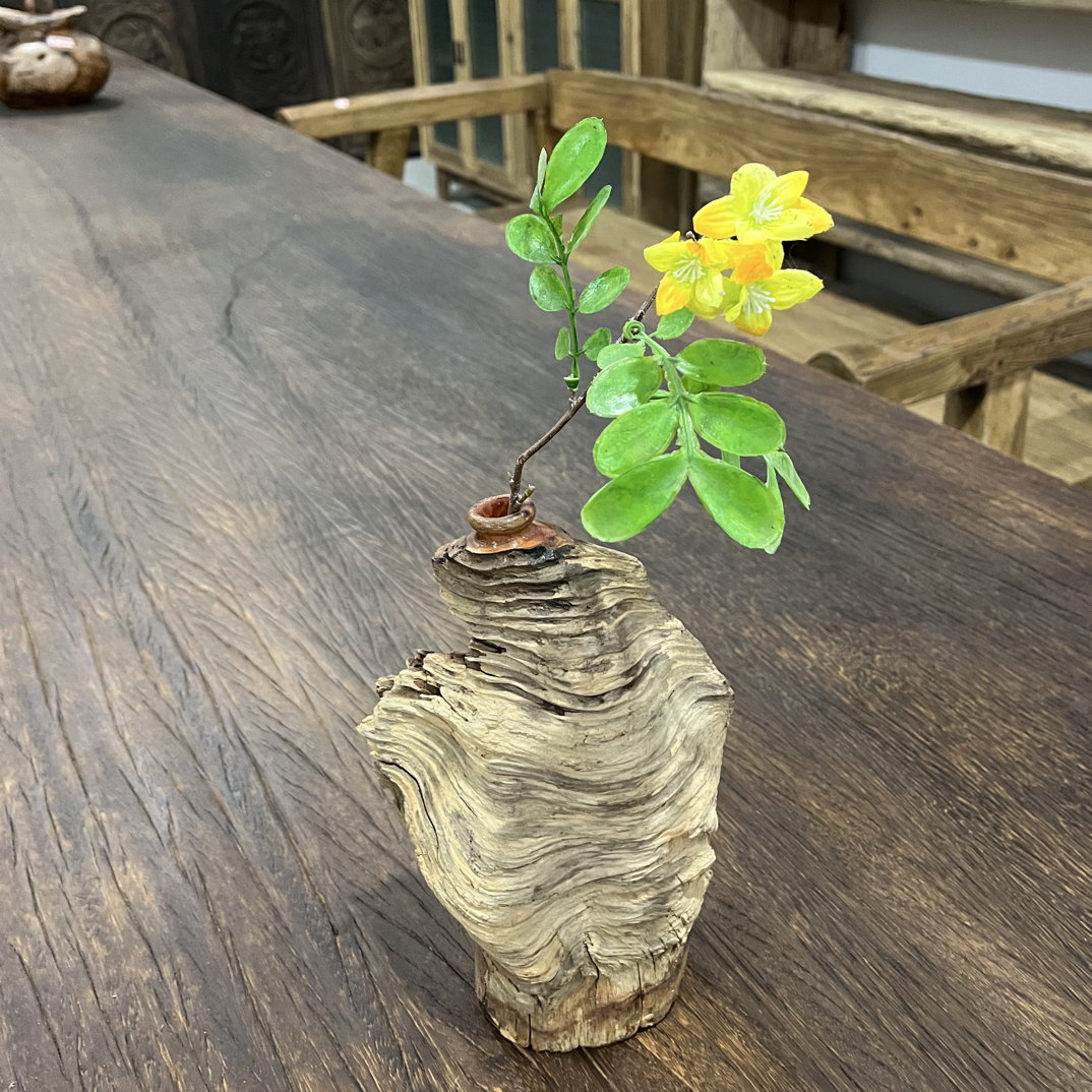 风化木侘寂小花瓶
