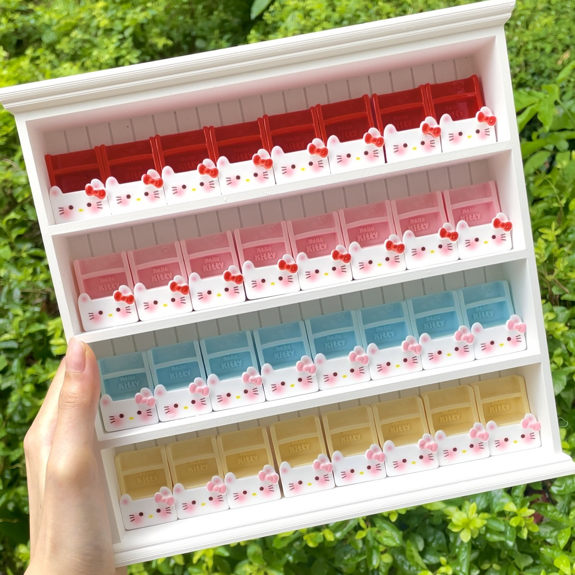 【好困不困定制】Kitty柜子！DIY食玩树脂配件奶油胶可爱配件