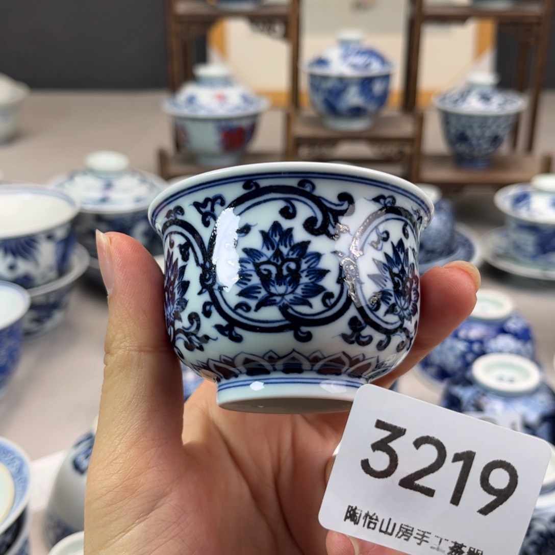 景德镇陶瓷手绘杯3219燕子