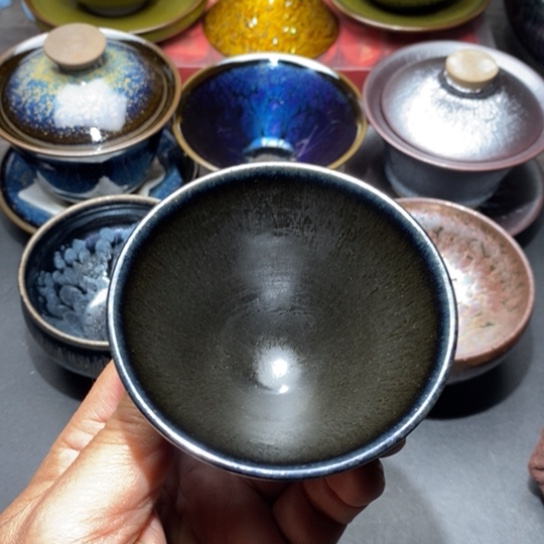 茶盏建盏主人杯茶壶盖碗品茗杯12