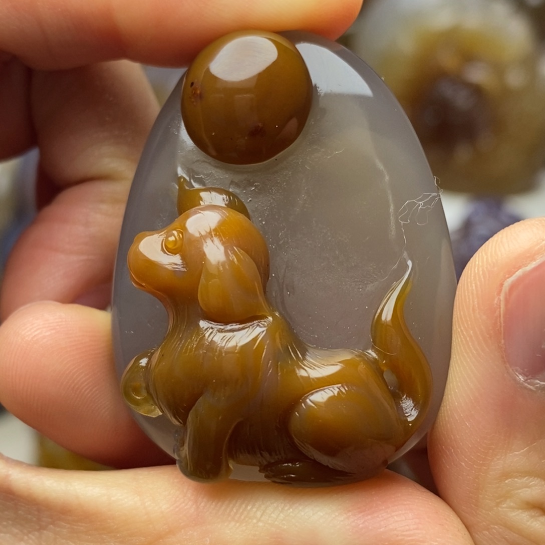 玛瑙/玉髓未镶嵌把件