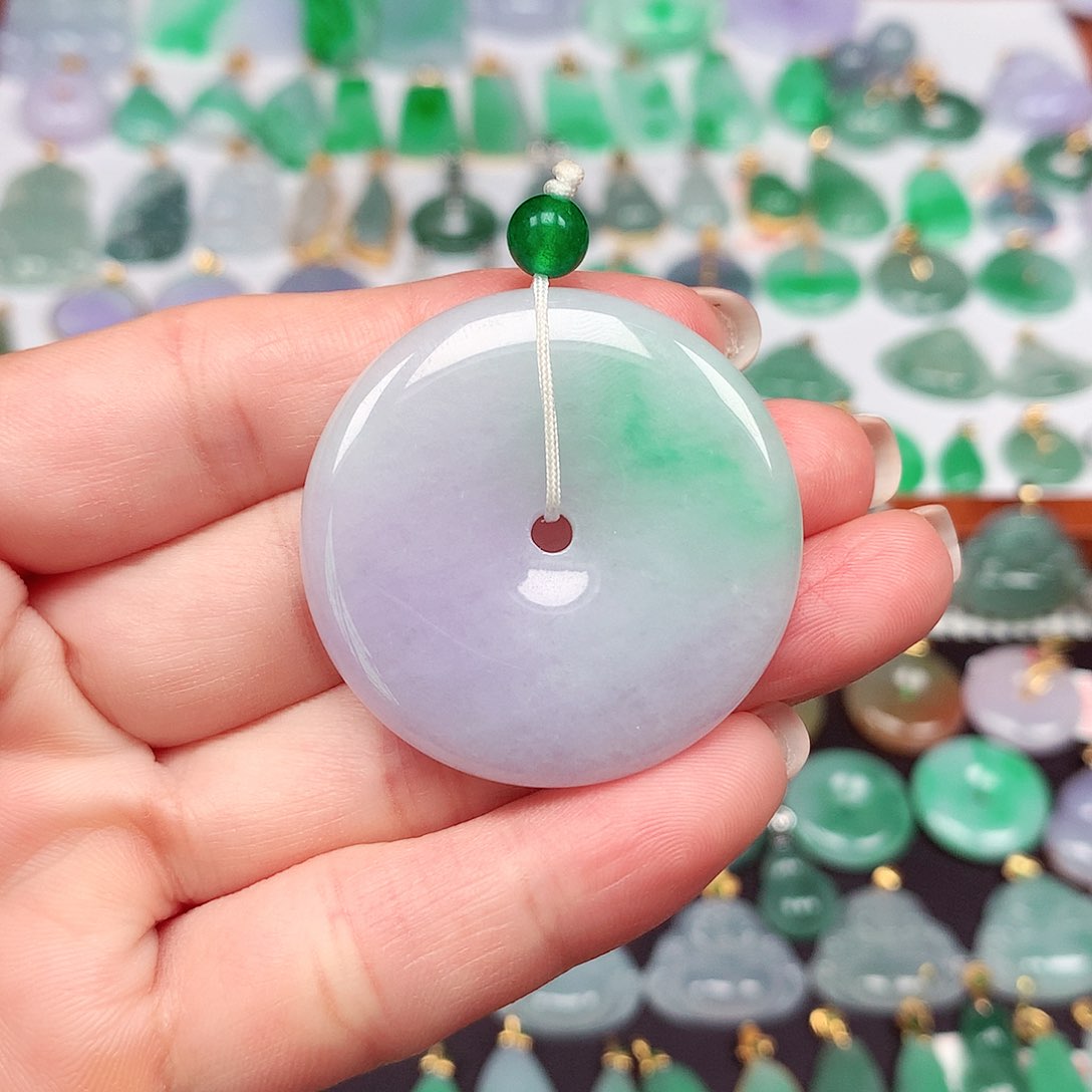 翡翠颈饰未镶嵌天然翡翠A货