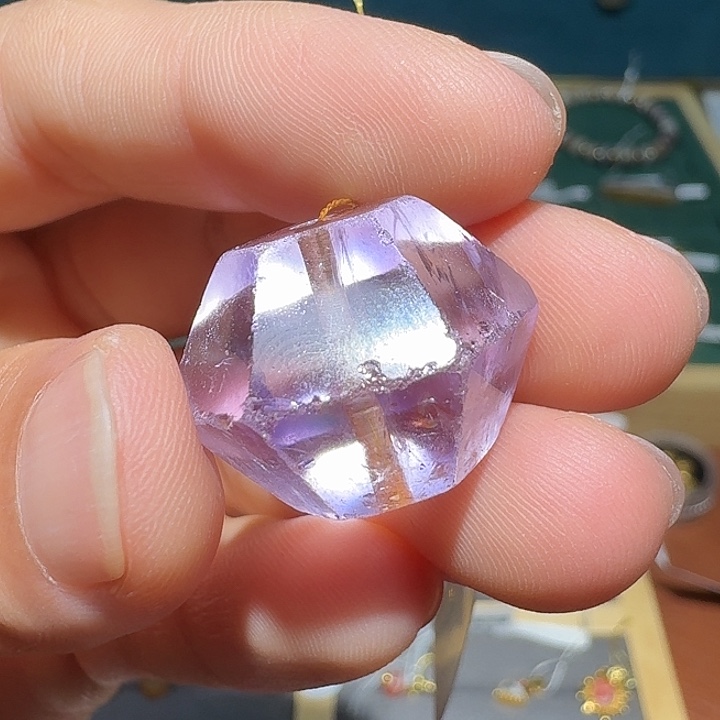 m***e未镶嵌吊坠(不含链)紫晶20.7*16.2