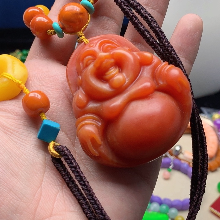 琥珀颈饰未镶嵌吊坠规格