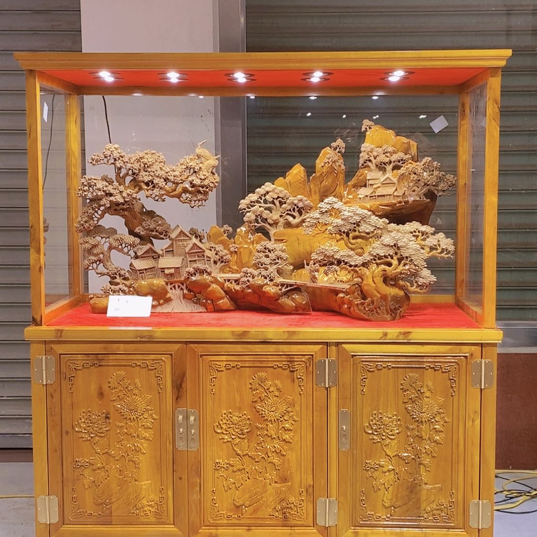 金丝楠为**候金丝楠小叶桢楠摆件