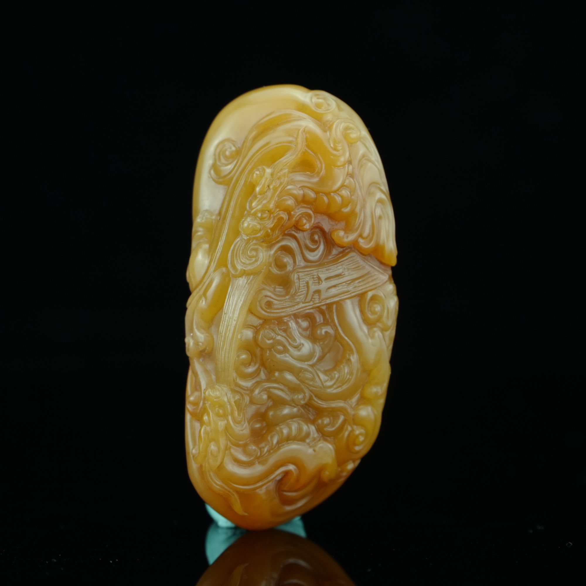 郑则金作/田黄 螭虎群/朵云轩 TW26009HC