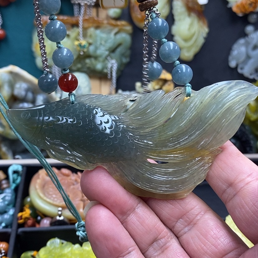 【闪购商品】蛇纹石玉吊坠未镶嵌