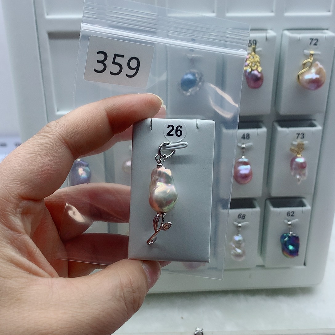 吊坠(不含链)合金淡水珍珠