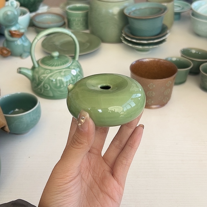 小米茶器龙泉青瓷