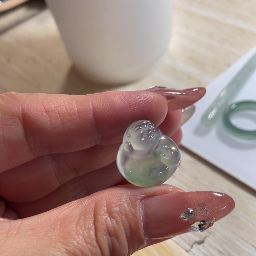 未镶嵌定制翡翠宝宝佛