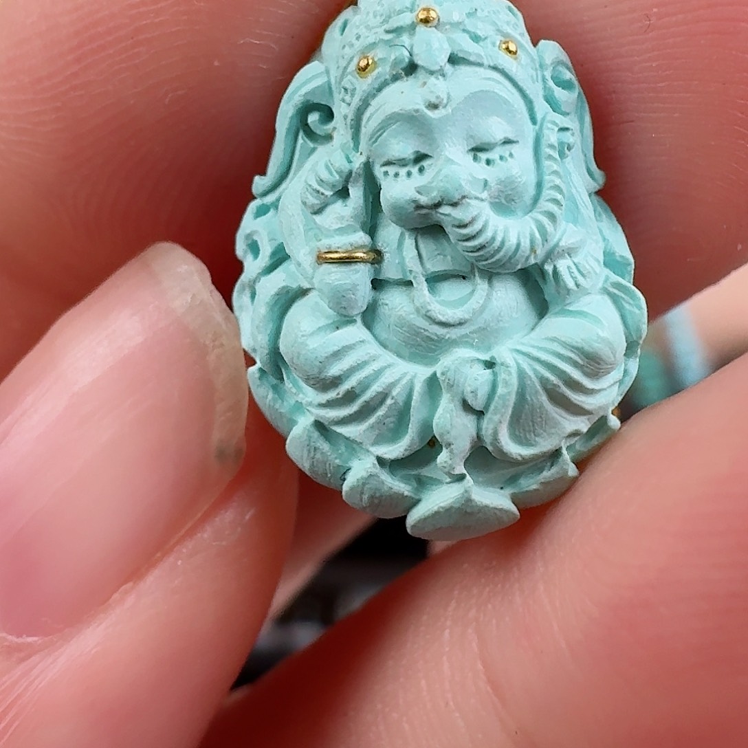 绿松石珠宝奇石未镶嵌