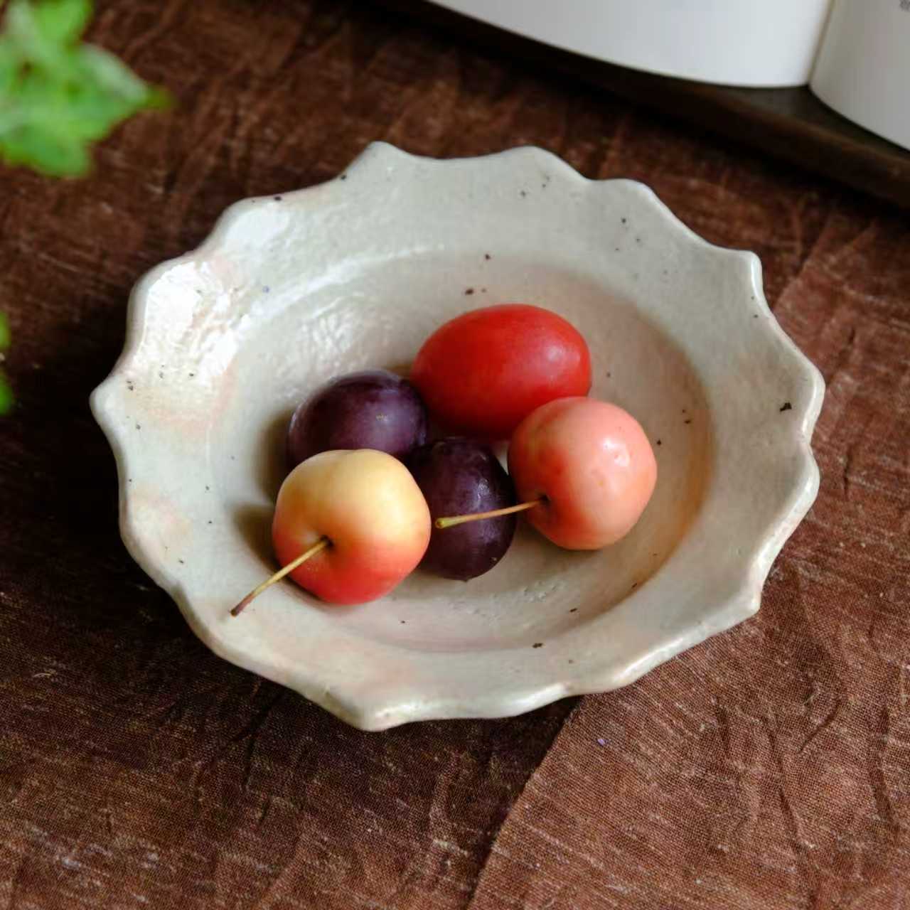 小喜宅 麋鹿花边碗（口径约13cm）