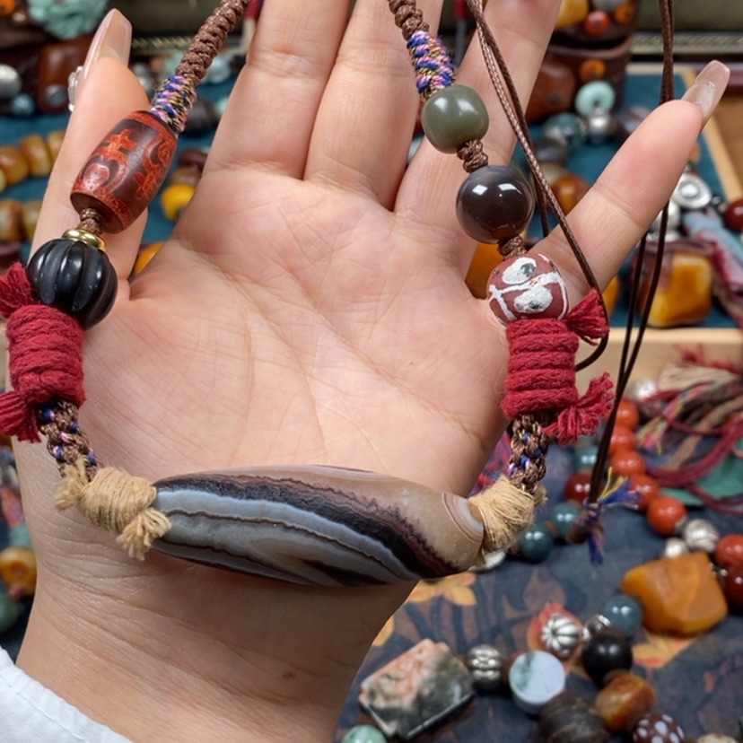 【闪购商品】玛瑙/玉髓颈饰未镶嵌