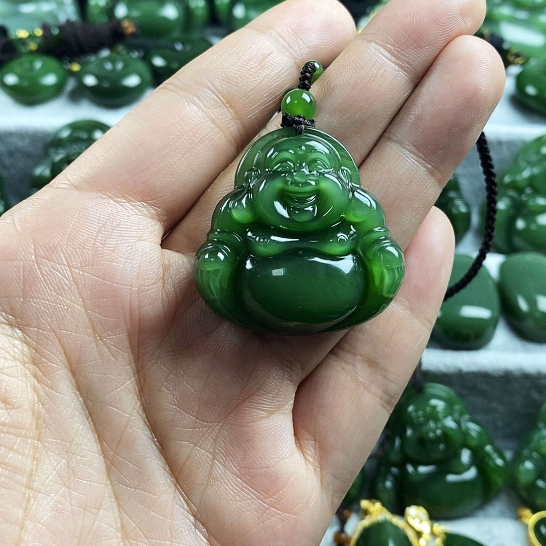 和田玉（碧玉）未镶嵌颈饰