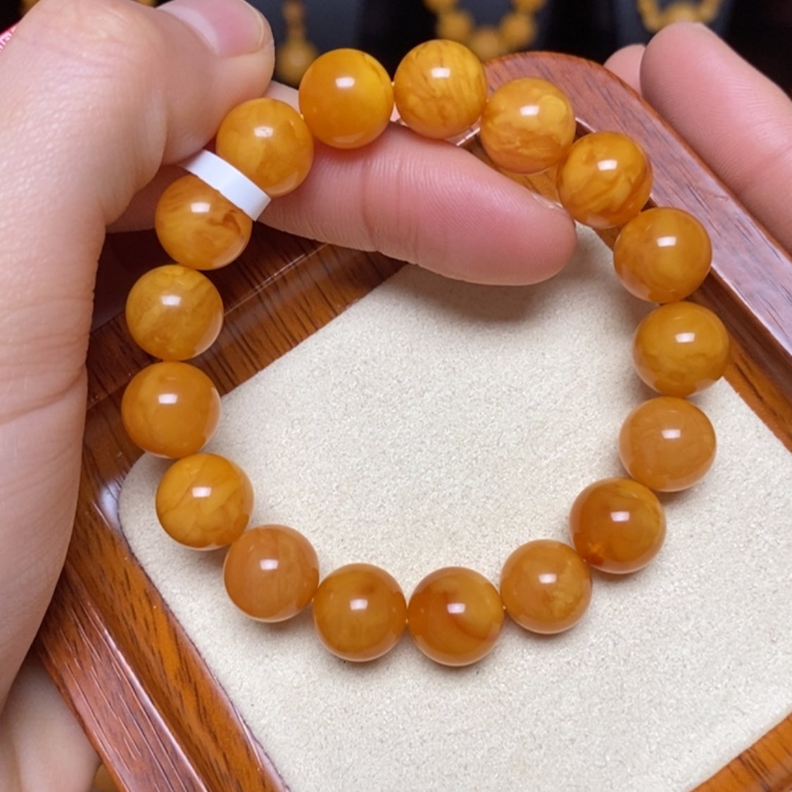 【闪购商品】蜜蜡手链未镶嵌手串