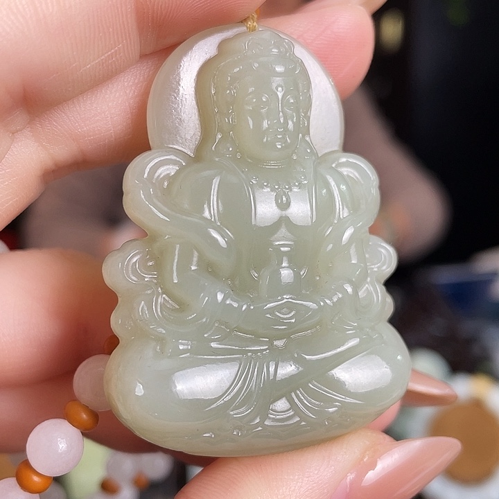 和田玉未镶嵌颈饰定制发货