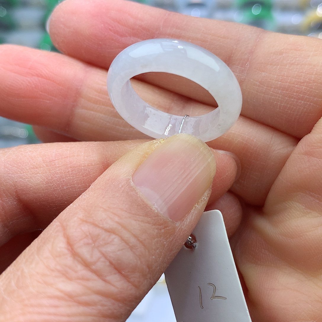 翡翠戒指未镶嵌12号