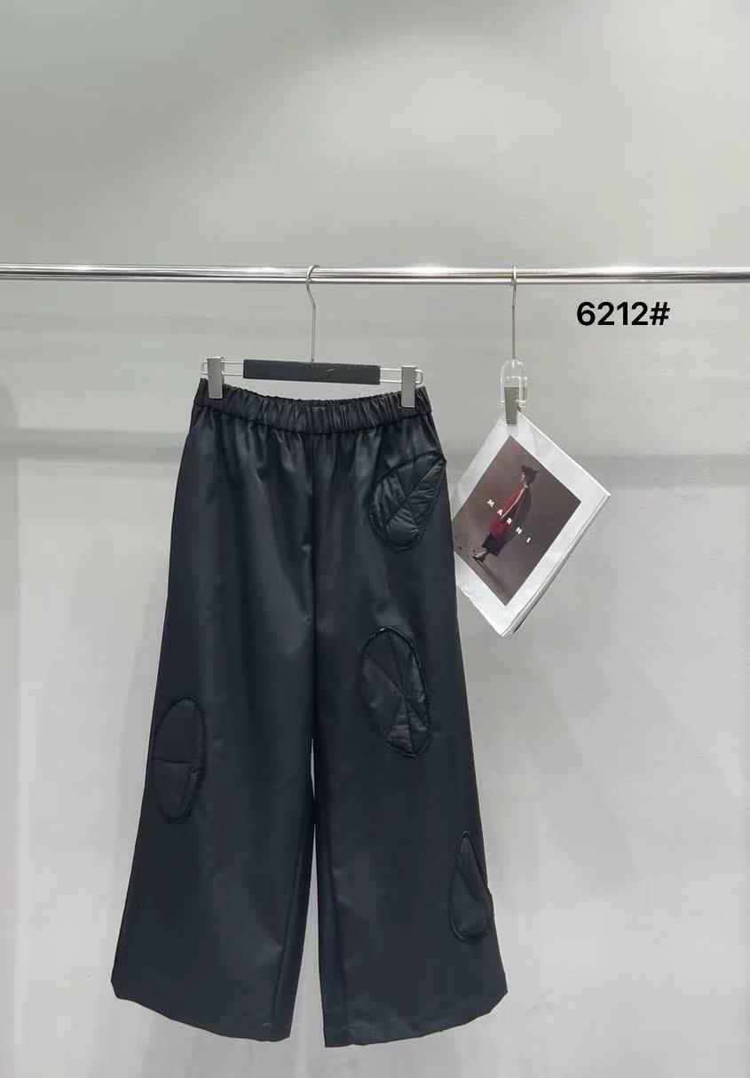 米多多 HX-6212-时尚气质复古休闲直筒裤