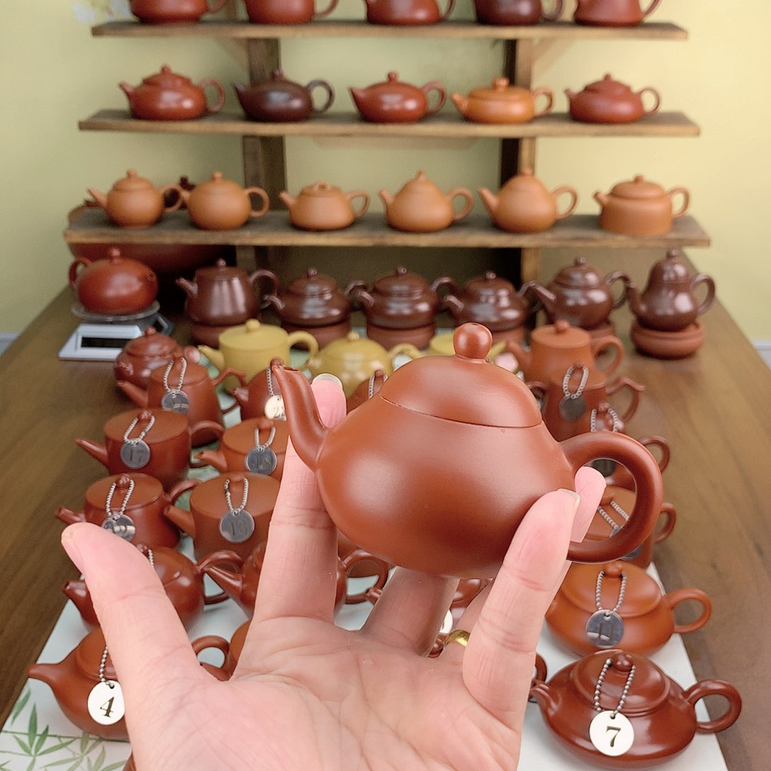 茶壶紫砂@*@朱矮梨90c 