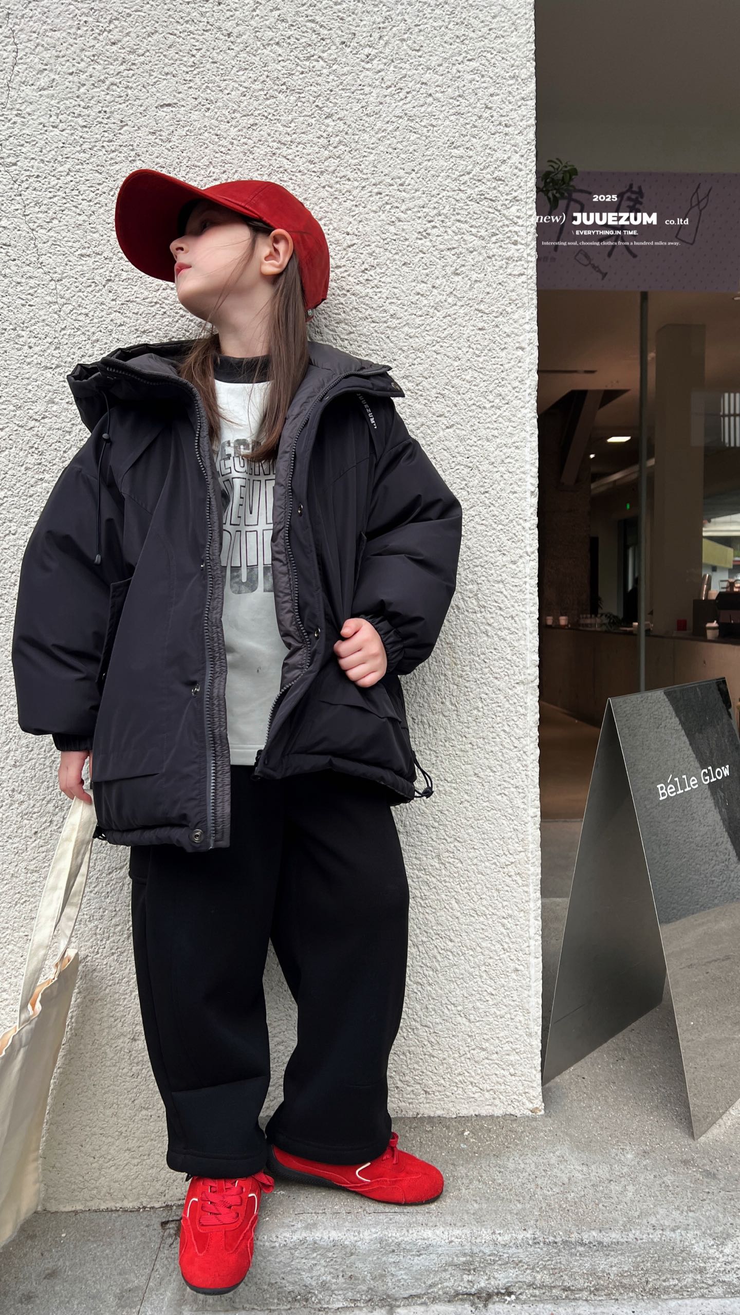 九坐中大童2025冬季新款双面穿羽绒服9010